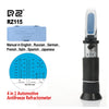 RZ115 Automotive Antifreez Refractometer Freezing Point Urea Adblue Battery Fluid Glass Water Tester Meter ATC Tool