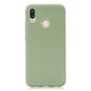 Frosted Solid Color TPU Protective Case for Huawei P20 Lite/Nova 3E(Bean green)