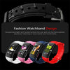 E58 0.96 inch IPS Color Screen Smartwatch IP67 Waterproof,Support Call Reminder /Heart Rate Monitoring/Blood Pressure Monitoring/Sleep Monitoring/Blood Oxygen Monitoring(Red)