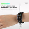 M4 0.96 inch TFT Color Screen Smartwatch IP67 Waterproof,Support Call Reminder /Heart Rate Monitoring/Blood Pressure Monitoring/Sleep Monitoring/Sedentary Reminder(Black)