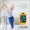 Pediatric Finger Pulse Oximeter Neonatal Blood Oxygen Children Kids Rechargeable USB Infant Blood Oxygen Monitor(Orange)