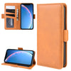 Dual-side Magnetic Buckle Horizontal Flip Leather Case for iPhone 11, with Holder & Card Slots & Wallet & Photo Frame(Yellow)