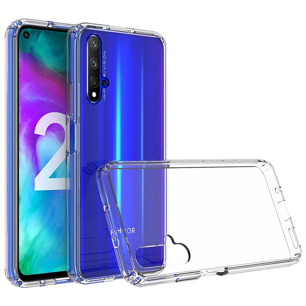 Scratchproof TPU + Acrylic Protective Case for Huawei Honor 20(Transparent)