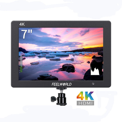 FEELWORLD T7 7 Inch IPS 1920x1200 HDMI On Camera Field Monitor Support 4K Input Output Video Monitor