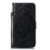 Mandala Embossing Pattern Horizontal Flip Leather Case for Galaxy Note 10, with Holder & Card Slots & Wallet & Photo Frame & Lanyard(Black)