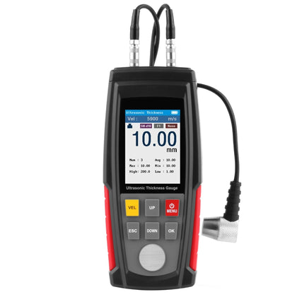 WT100A Digital Ultrasonic Thickness Gauge Meter Tester USB Charging Digital Thickness Metal Tester High Precision
