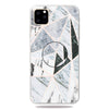 3D Marble Soft Silicone TPU Case Cover with Bracket for iPhone 11(Polytriangle)