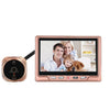 4.3 inch LCD Door Camera Recordable Digital Peephole Video Recording Motion Detect Door Eye Doorbell Video(Rose Gold)