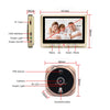 4.3 inch LCD Door Camera Recordable Digital Peephole Video Recording Motion Detect Door Eye Doorbell Video(Gold)