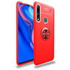 Metal Ring Holder 360 Degree Rotating TPU Case for Huawei Y9 Prime 2019(Red+Red)