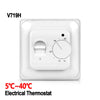 V719H Electric Floor Heating Room Thermostat Indoor Warming Temperature 220V 16A Controller Sensor Programmable Universal