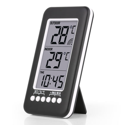 RZ-CJ3316RF Multifunction Weather Station Wireless Indoor Outdoor Thermometer Hygrometer Digital Alarm Clock Barometer Forecast Me