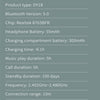 Duosi DY-18 TWS Stereo Bluetooth 5.0 Earphone with 450mAh Charging Box (White)