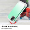 For iPhone 11  PC+ Silicone Three-piece Anti-drop Mobile Phone Protective Bback Cover(Green)