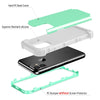 For iPhone 11  PC+ Silicone Three-piece Anti-drop Mobile Phone Protective Bback Cover(Green)
