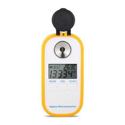 DR301 Digital Honey Refractometer Measuring Sugar Content Meter Range 090 Brix Refractometer Baume Honey Water Concentration Tool