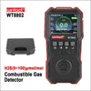 WINTACT WT8802 Hydrogen Sulfide Monitor Professional Rechargeable Gas Sensor High Sensitive Digital Sound-light Vibration Alarm H2