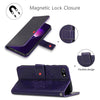 For iPhone 8 & 7 Embossed Kaleidoscope Flower Horizontal Flip Leather Case with Stand & Card Slot & Wallet(Purple)