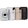 Richwell Brushed Camera Case PU Leather Case for Fujifilm Instax Mini Liplay Instant Camera(Black)
