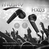 HX-03 Bluetooth5.0 Touch Control Earbud Hifi Sound Quality Clear Durable TWS Wireless Bluetooth Earphone(Black)
