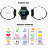 S16 1.22 inch TFT Color Screen Smart Watch IP67 Waterproof,Metal Watchband,Support Call Reminder /Heart Rate Monitoring/Blood Pressure Monitoring/Sleep Monitoring(Silver)