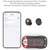 T911 TWS Wireless Bluetooth 5.0 Music Earphones In-ear Stereo   Earbuds Mini Headset With Charging Case(Ceramic White)