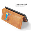 For Galaxy Note10 Retro Simple Ultra-thin Magnetic Leather Case with Holder & Card Slots & Lanyard(Brown)