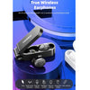 Fineblue F MAX TWS Bluetooth Earphone Wireless Earbud Stereo with Charging Box(Blue)