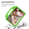 For iPad 10.2  EVA Flat Anti Falling Protective Shell with Thumb Bracket(Green)
