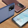 For Huawei P40 Pro Carbon Fiber Texture Shockproof TPU Case(Brown)