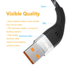ENKAY ENK-CB201 Fishing Net Weaving USB to 8 Pin Data Transfer Charging Cable(Silver)