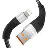 ENKAY ENK-CB201 Fishing Net Weaving USB to 8 Pin Data Transfer Charging Cable(Silver)