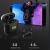 WK60 TWS Bluetooth Earphone Pop-up LED Display Wireless Sport Headphone 5D Stereo Headsets with Charging Box(Black+Gold)
