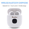 Oneder W16 TWS Bluetooth 5.0 Wireless Bluetooth Earphone with Charging Box, Support HD Call & LED Display Battery(White)