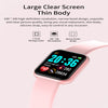 D20 1.3inch IPS Color Screen Smart Watch IP67 Waterproof,Support Call Reminder /Heart Rate Monitoring/Blood Pressure Monitoring/Sedentary Reminder(White)