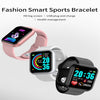 D20 1.3inch IPS Color Screen Smart Watch IP67 Waterproof,Support Call Reminder /Heart Rate Monitoring/Blood Pressure Monitoring/Sedentary Reminder(Pink)