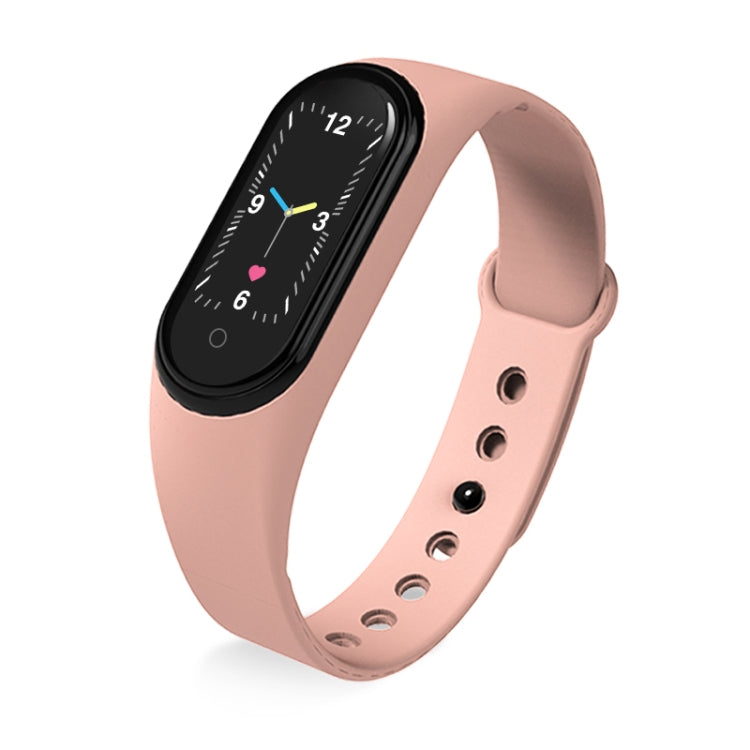 KM5 0.96inch Color Screen Phone Smart Watch IP68 Waterproof,Support Bluetooth Call/Bluetooth Music/Heart Rate Monitoring/Blood Pressure Monitoring(Pink)