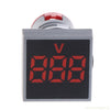 AD101-22VMS Mini AC 20-500V Voltmeter Square Panel LED Digital Voltage Meter Indicator(Red)