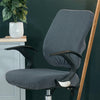 Universal Stretch Office Chair Cover, Size:Back Cover + Cushion Cover(Dark Grey)
