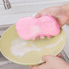 2 PCS Cloth Fiber Washing Towel Kitchen Cleaning Wiping Rags, Size: 17x8cm(Pink)