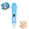 Low Temperature 3D Printing Pen Wireless Charging Printing Pen(Blue)