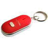 Mini LED Whistle Key Finder Flashing Beeping Remote Lost Keyfinder Locator Keyring for children(red)