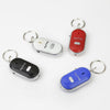Mini LED Whistle Key Finder Flashing Beeping Remote Lost Keyfinder Locator Keyring for children(black)