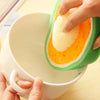 Household Kitchen Fruit Shape Sponge Efficient Clean Dish Cloth Scouring Pads(Mango)