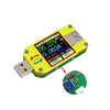 USB 3.0 Color Display Screen Tester Voltage-current Measurement Type-C Meter, Support Android APP, Model:UM34C with Bluetooth