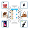 Pet Child Wallet Alarm Key Finder Mini Tag Smart Tracker Bluetooth GPS Locator Alarm Auto Car Pets Kids Motorcycle Trackers(Light