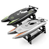 Children Water Toy High-speed Remote Control Boat 7.4 V Large Capacity Battery Speed Boat Racing Boat(Silver gray)