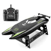 Children Water Toy High-speed Remote Control Boat 7.4 V Large Capacity Battery Speed Boat Racing Boat(Black)