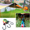 3 PCS Outdoor Camping Tent Elastic Rope Buckle High Elasticity Fixed Straps Camping Accessories, Random Color Delivery