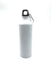 Aluminum Outdoor Sports Water Bottle Portable Mountaineering Bottle Riding Water Bottle, Capacity:400ml(White)